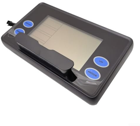 Getdoublerich Wasser Rudergerät LCD Meter Zähler mit Geschwindigkeit/Distanz/Kalorienverfolgung - Wasserdichtes Display für Fitness Ruderzubehör