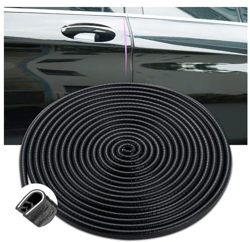 BFRDGE Kantenschutz Autotür, für Hyundai Tucson 2025/ Kona SX2 EV/Ioniq 6/ Sante Fe 2024 2025 Auto Gummidichtung Kantenschutz, U-Form Gummi Kantenschutz Fensterdichtung,B 10M