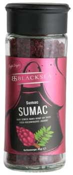 BLACKSEA Sumac 45g – Sumach Gewürz | Sumak – Säuerlich-fruchtiges Gewürz für Salate, Kebap, Gemüse, Dips, Joghurt & orientalische Gerichte – Aromatisches orientalisches Gewürz im Glas