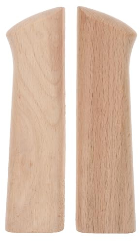 Mobestech 2pcs Knife Handles Kitchen Knife Wooden Handle Replacement for Kitchen Repair Accessories