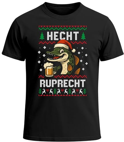 MoonWorks® Herren T-Shirt Weihnachten Spruch lustig Zander Klaus Ugly Xmas Outfit Weihnachtsshirt Männer