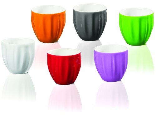 Guzzini 28060152 Aqua Set 6 tazzine da caffè di diversi colori