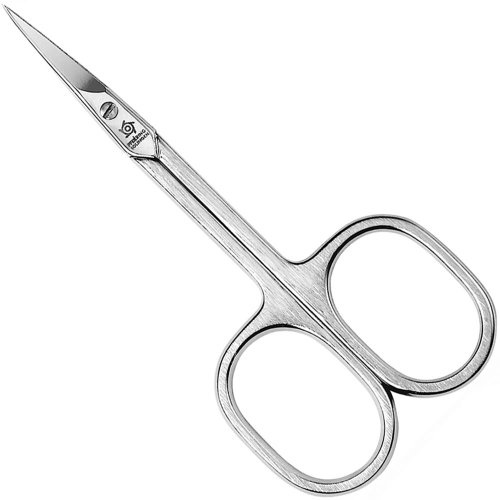 Pfeilring Hautschere, 9 cm, vernickelt, gebogen