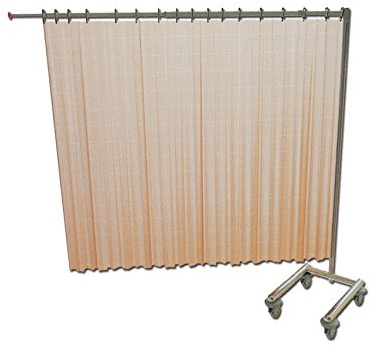 GiMa 45505 Edelstahl Trolley für 1 Vorhang, Falten, ohne Vorhang