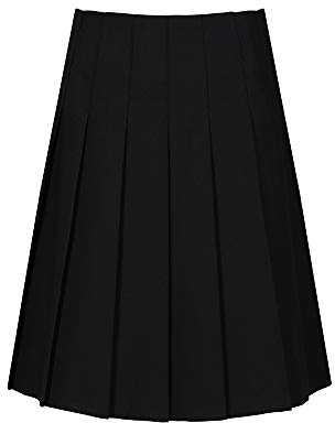 Trutex Girls Black Pleated School Skirt – Ages 12-13