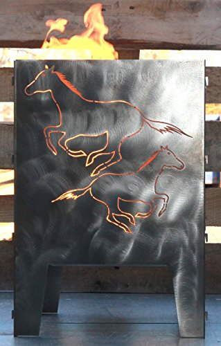 Design in Steel - Feuerkorb Pferd 40 x 40 cm - Serie Coybo