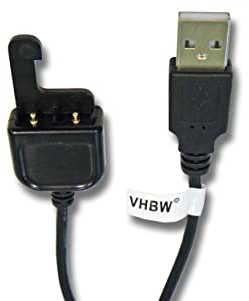 vhbw Cable de Carga USB Compatible con GoPro Hero 3, 3+, 4 Mando a Distancia para cámara de acción - Cable USB para Wi-Fi Remoto, 50 cm, Negro