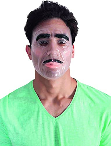 Rubies - Máscara para Hombre, Talla única, Transparente (S3195)