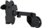 STILGUT Kfz-Halterung, Universal-Smartphone-Halter 360 Grad drehbar für Windschutz-Scheibe, passend kompatibel mit iPhone, Galaxy, HTC, Smartphones bis 6, Schwarz