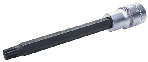 SW-Stahl 04424L-XZN14 Innenvielzahn Bit M14 x 140 mm - 1/2 Zoll Stecknuss | Langer Schraubendreheinsatz aus S2-Sonderstahl - XZN Schrauberbit für metrische ISO-Gewinde - Steckschlüssel-Einsatz
