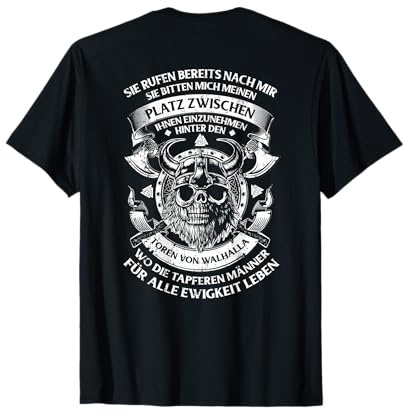 Platz in Walhalla - Nordische Mythologie & Wikinger T-Shirt T-Shirt