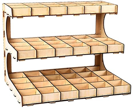 DIY Holz e halter Modellbau Werkzeug, 3-lagiges 54-Gitter