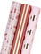 RUSPEPA Packpapierrolle - Mini-Rollenset - 43,2 cm X 3,05 m Pro Rolle - 3 Verschiedene Rosa Marmor-Tupfen-Design