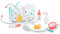 Corolle 9000141050 - Mon Grand Poupon 36-42cm großes Doktorset, 7 Teile, mit Blutdruckmessgerät, Spritze und Stethoskop mit Funktion, für alle 36-42cm Puppen, Für Kinder ab 2 Jahren geeignet