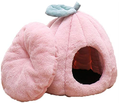 DHGTEP Winter Fluffy Cotton Beheizte Haustier Katze Hundehaus Bett, Weiche Katze Höhle Iglu Mit Abnehmbaren Waschbaren Gemütlichen Matte Für Kleine Mittlere Katzen Hunde Bett