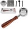 NEOUZA Juego de filtros de 58 mm para cafetera espresso, compatible con Gemilai Expobar Rancilio 304 de acero inoxidable
