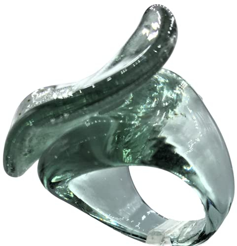 Antica Murrina BAGUE EN VERRE DE MURANO VENISE, Verre, Gris