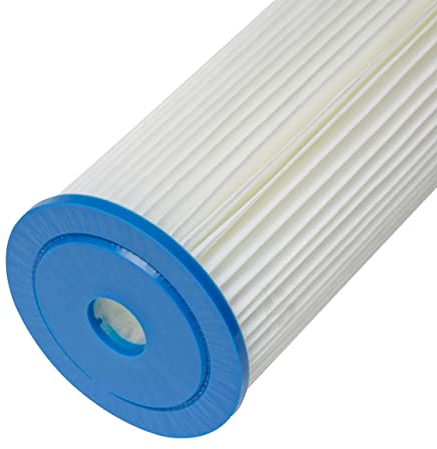 Filtro 10” 4.5” Jumbo Pleated 50 Micron Big Cartuccia Pieghettata Filtraggio Acqua