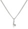GD GOOD.designs Kette mit Buchstaben L Silber für Damen I Hautverträgliche Halskette mit initialen Anhänger I Silberne 316L Edelstahl Buchstabenkette - Valentinstag-Geschenk für Sie und Ihn