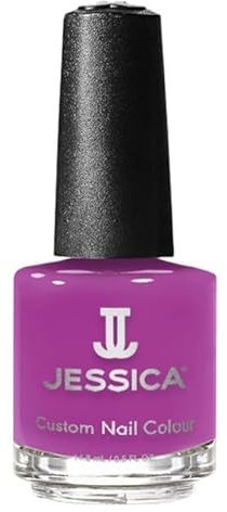 JESSICA Custom Colour Nail Polish | Award-Winning Polish | Strengthening Nail Polish, Long Lasting Nail Varnish | Chip-Resistant & Hard-Wearing for Salon-Quality Finish | Fresh Fig | 14.8ml