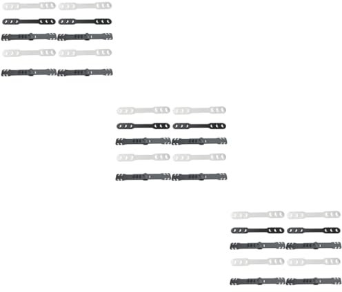 Amosfun 30stücke Maskenbandverlängerungsclip Verstellbare Praktische Maskenzubehör Für Ohrenschlaufen-masken Zufällige Farben Lang Und Riemenclip-stil