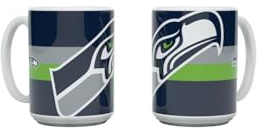 Seattle Seahawks NFL Tasse Becher Kaffeetasse Mug ** Triple Logo ** 450 ml