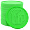 CombiCraft Gettoni consumo con boccale di birra verde fluorescente, 29 mm, confezione da 250 pezzi