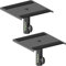 NiuNyuNeu Pair of Speaker Stand Mounting Plates - Pole Mount Removable Plates - Studio Monitor Stand Fit for Standard 35mm Speaker Pole
