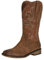 J's.o.l.e Stivali da cowboy da donna, punta quadrata, stivali da cowgirl da donna, a metà polpaccio, stivali western, nero marrone, Marrone, 37 EU