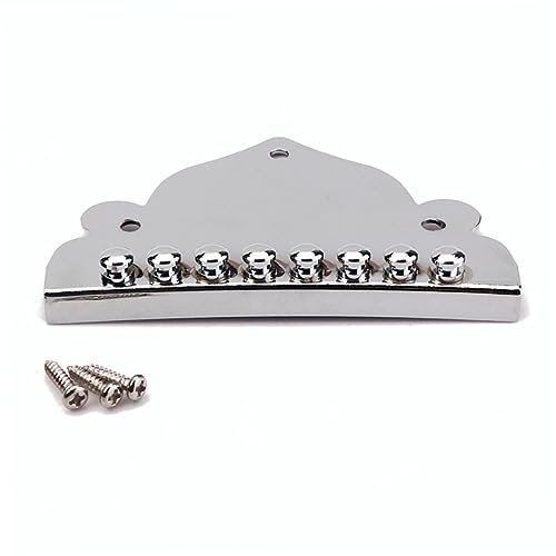 HEMOTON Triangle Plated Mandolin Tailpiece Aus Chrom Mit Schrauben Hochwertiger Ersatz Für Mandoline Und Box-gitarre Für Gitarrenbauer