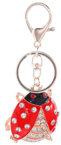 VALICLUD Porte-clés Accessoires de Voiture décoration Accessoire à Main Accessoires Auto Voiture Rouge Porte-clés Breloques Animaux Rouges Accessoires pour Voiture