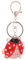 VALICLUD Porte-clés Accessoires de Voiture décoration Accessoire à Main Accessoires Auto Voiture Rouge Porte-clés Breloques Animaux Rouges Accessoires pour Voiture