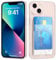 nicekool Custodia per iPhone 13/14 Cover Portafoglio Trasparente con Porta Carte Morbida Silicone Sottile Anti Ingiallimento Slot per Schede Portafoglio Cover Antiurto Case Protettiva