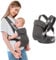 IULONEE Babytrage für Neugeborene Ergonomic Baby Carrier Tragbar Babytrage Vorne nach hinten tragen Babyhalter Trage für Babys Kleinkinder Dunkelgrau