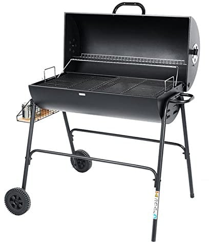 GYKOZY Robuste tragbare Räuchergrills mit Rädern für den Innen-/Außenbereich/Camping