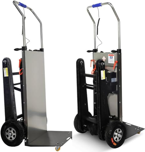 Elektrischer Treppensteiger Sackkarre Elektrischer Treppensteiger Klappbarer Elektrischer Treppensteiger Motorisierter Treppensteigerwagen Geeignet FüR Familien,02
