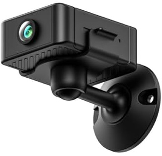 JICICUXI Überwachungskamera Innen mit App, Nachtsicht & Intelligenter Bewegungserkennung, Mini Kamera 4K WLAN, mit 150° Weitwinkel, Energieeffiziente Kamera Überwachung Innen mit Cloud-Speicher