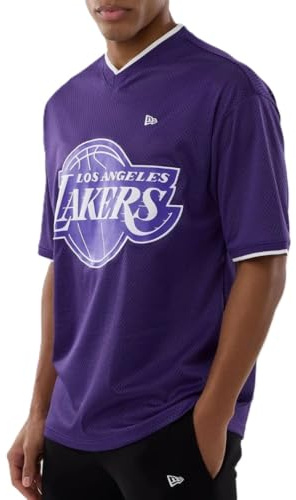 New Era LA Lakers NBA Mesh Oversized T-Shirt Herren