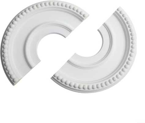 Deckenrosette, Deckenrosetten für Leuchten und Deckenventilatoren, runde Abdeckplatte, 31,5 cm Außendurchmesser x 10 cm Innendurchmesser,Deckenrosette für Deckenventilatoren