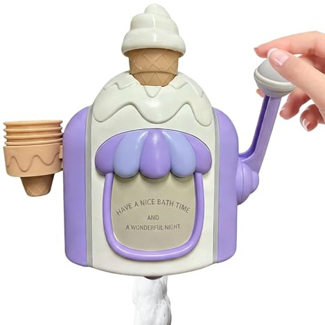 Eiscreme Schaumbad Spielzeug, Badewannen Blubber Erzeuger, Lernspielzeug Rollenspiel Wasserspiel, Für Kinder Mädchen