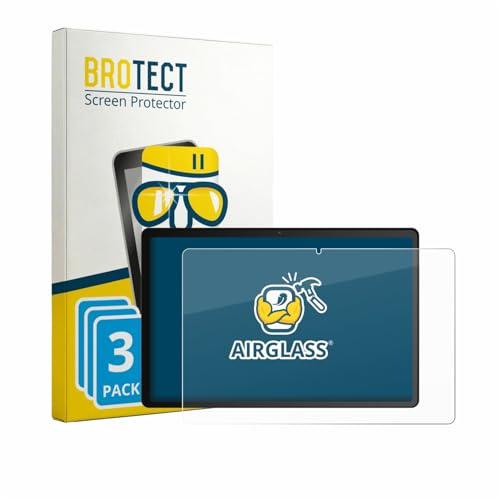 BROTECT 3 Stück Schutzglas für Whitedeer WHTG1301 10.1 Schutzfolie Panzer Folie Glas[Extrem Kratzfest 9H, Anti-Fingerprint, Ultra-Transparent]