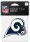 WinCraft NFL St. Louis Rams 63090011 Perfect Cut Color Aufkleber, 10,2 x 10,2 cm, Schwarz