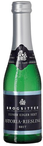 12x 0,2l - Brogsitter - Astoria - Riesling-Sekt - brut - Piccolo - Deutschland - Sekt brut