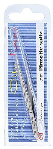 Pfeilring Pinzette 8 cm, spitz C181