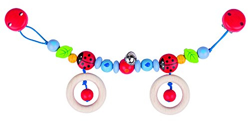 Heimess 736310 Kinderwagenkette Marienkäfer I, Mehrfarbig