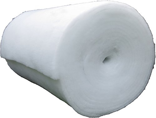 pemmiproducts Spezial Schneematte, Meterware, 1,00 x 2,50 m, ca. 20 mm dick, 2,50 m², (EUR 6,36 /m²), extra weich und extra flauschig, Kunstschnee, Dekoschnee, 100% Polyester, rechteckig