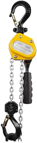 AOMAG Mechanischer Hebelzug, Hakenbefestigung, Hebelblock, Kettenzug, AOM3X2JZ71, 250Kg