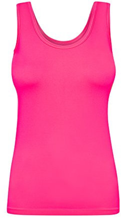 Assoluta Damen Tank Top, Größe S, neon pink