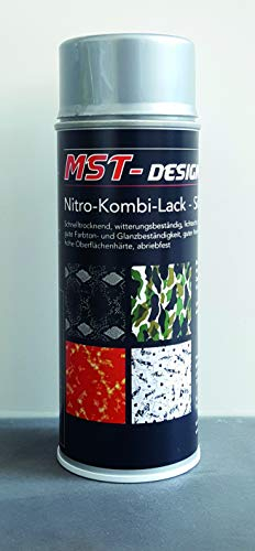 MST-DESIGN Felgensilber - Lackspray Nitro-Kombi-Lack silber I Haftgrund Wassertransferdruck Haftvermittler Spray 400 ml