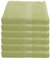 Julie Julsen 6er Pack Handtuch 23 Farben erhältlich weich und saugstark 500gsm Öko Tex 50 x 100 cm Lindgrün